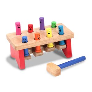 بازی میزک میخ و چکش چوبی POUNDING BENCH