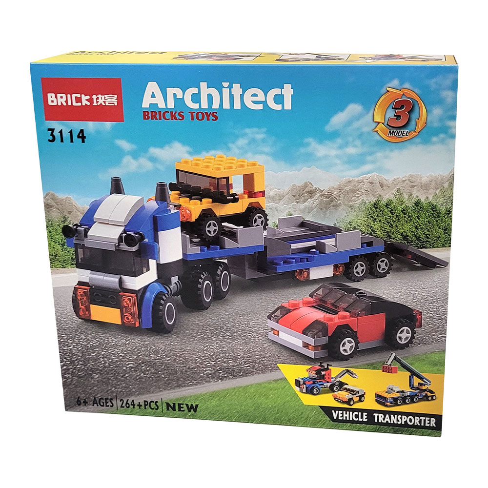 لگو 3 مدل آرشیتکت برند Brick کد 3114 لگو 3 مدل آرشیتکت برند Brick کد 3114