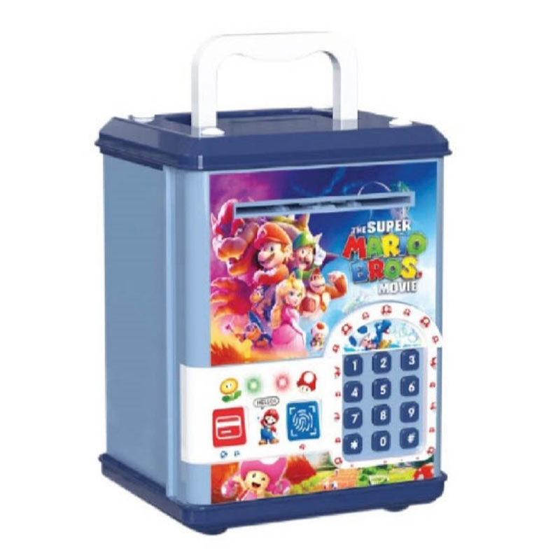 قلک طرح گاوصندوق رمزدار ماریو مدل Mario Bros