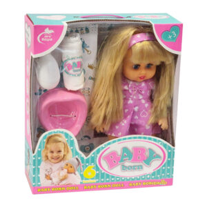 عروسک بیبی دخترانه موزیکال مدل Baby Born کد MV677