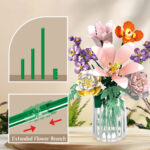 لگو طرح گل مدل Flower clusters کد 11120