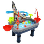 اسباب بازی ماهیگیری پنگوئن مدل Penguin Fishing کد 7713، همراه با قلاب و ماهی و پله پنگوئن