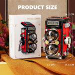 لگو دوربین قدیمی دو لنز مدل Vintage Camera کد T2110، تعداد 719 قطعه