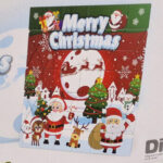 ساختنی کاشی مگنتی مدل Merry Christmas کد 9976B