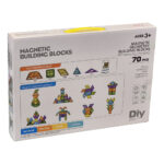 ساختنی کاشی مگنتی مدل Dinosaur کد 9978B، تعداد 70 قطعه مگنتی کامل