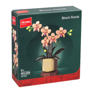 Lego Orchid Flower Model Block Florist Code JJ601294