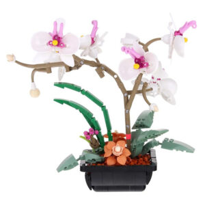 لگو گل ارکیده با گلدان مدل Plante کد 9067، تعداد 581 قطعه