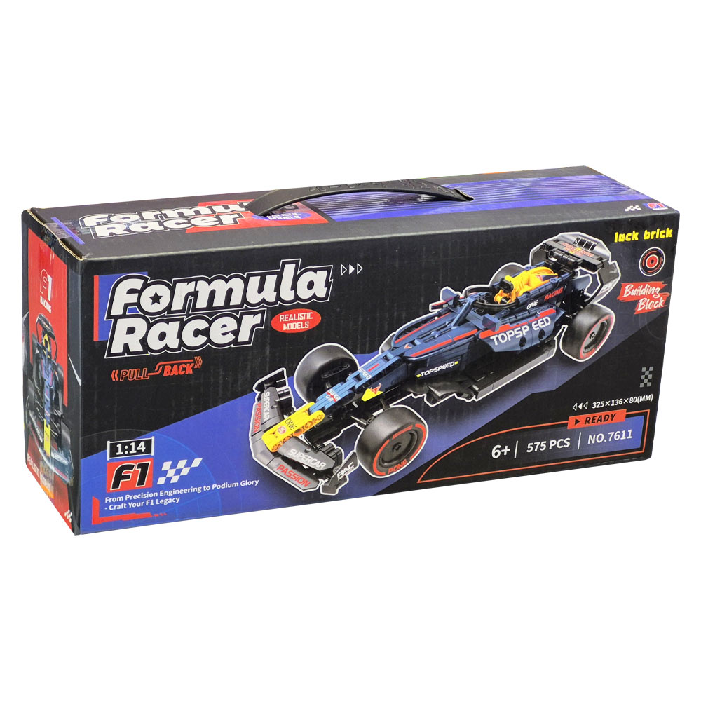 14050014 لگو ماشین فرمول وان مدل Formula Racer کد 7611 تعداد 575 قطعه - Image 1