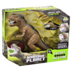 دایناسور کنترلی مدل Dinosaur Planet کد 61102، دایناسور بخار ساز و صدادار با قابلیت روشن شدن چشم ها