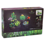 لگو گل کاکتوس با گلدان مدل Jie Star کد 9011 تعداد 590 قطعه - Image 2