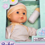 عروسک نوزاد مدل Baby Bella کد 852856 همراه با پستونک و شیشه شیر - Image 2
