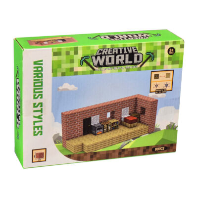 مکعب های مگنتی ماینکرافت مدل Creative World تعداد 80 قطعه کد 803