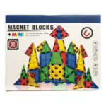 ساختنی مگنت تایل مدل Magnet Blocks، تعداد 50 قطعه مدل 7.5 سانتی متر و مدل مینی