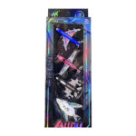 اسباب بازی هواپیما فلزی بسته 4 عددی مدل Alloy کد 66621، مقیاس 1 به 64 - Image 5