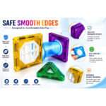 ساختنی مگنتی 66 قطعه مگنت تایل مدل Magnet Blocks کد 108 - Image 2