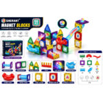 ساختنی مگنتی 66 قطعه مگنت تایل مدل Magnet Blocks کد 108 - Image 6