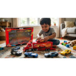 ماشین مک کویین مدل cars کد 56527، هماره با یک کامیون و 6 عدد ماشینک - Image 4